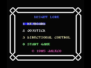 Knight Lore screenshot 3 for MSX